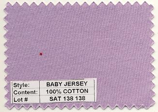 Baby Jersey 100% Cotton